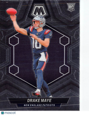 2024 Panini Mosaic Drake Maye Rookie RC #303 New England Patriots