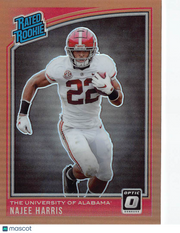 2021 Panini Chronicles Donruss Optic Draft Picks Najee Harris Bronze Rookie #210
