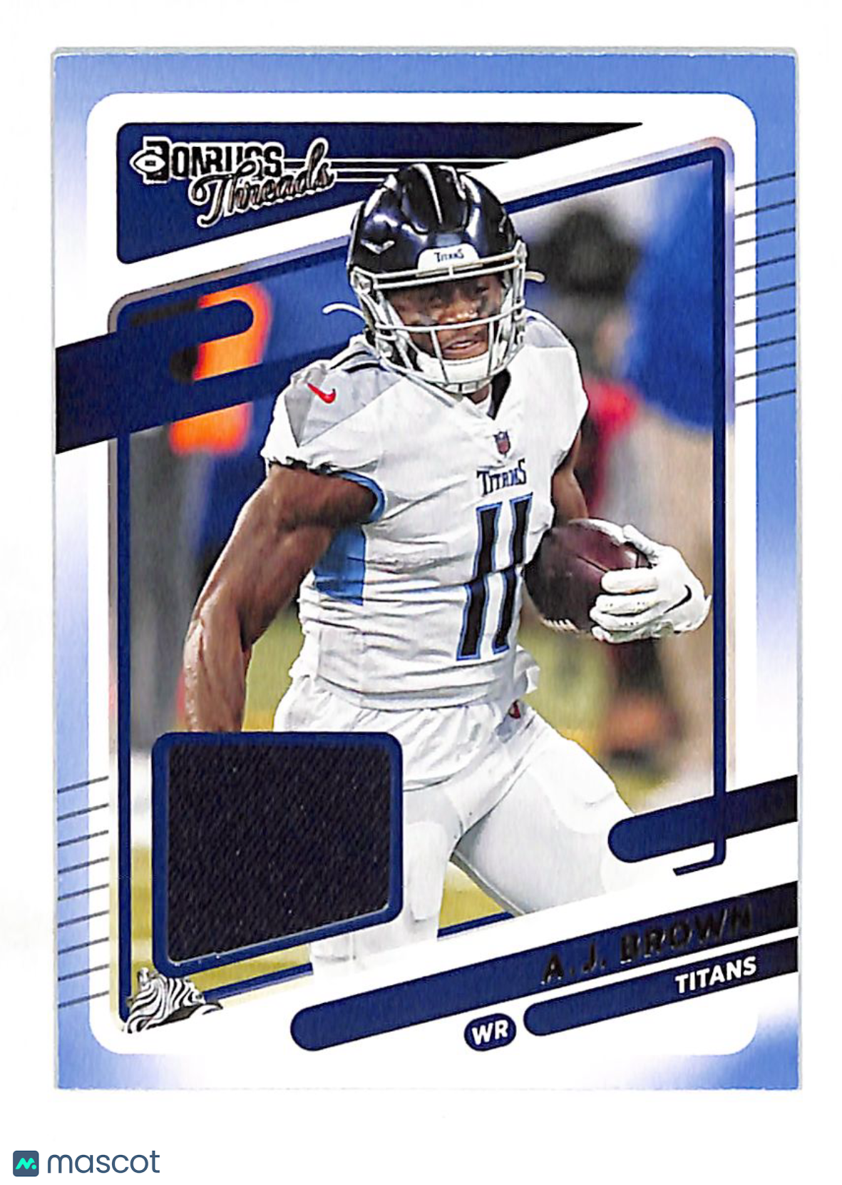 2021 Panini Donruss Threads A.J. Brown Patch Memorabilia #DT28 Tennessee Titans
