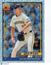 2026 Topps Chrome Jacob Misiorowski Mojo Refractor Rookie RC #91C-54 Brewers
