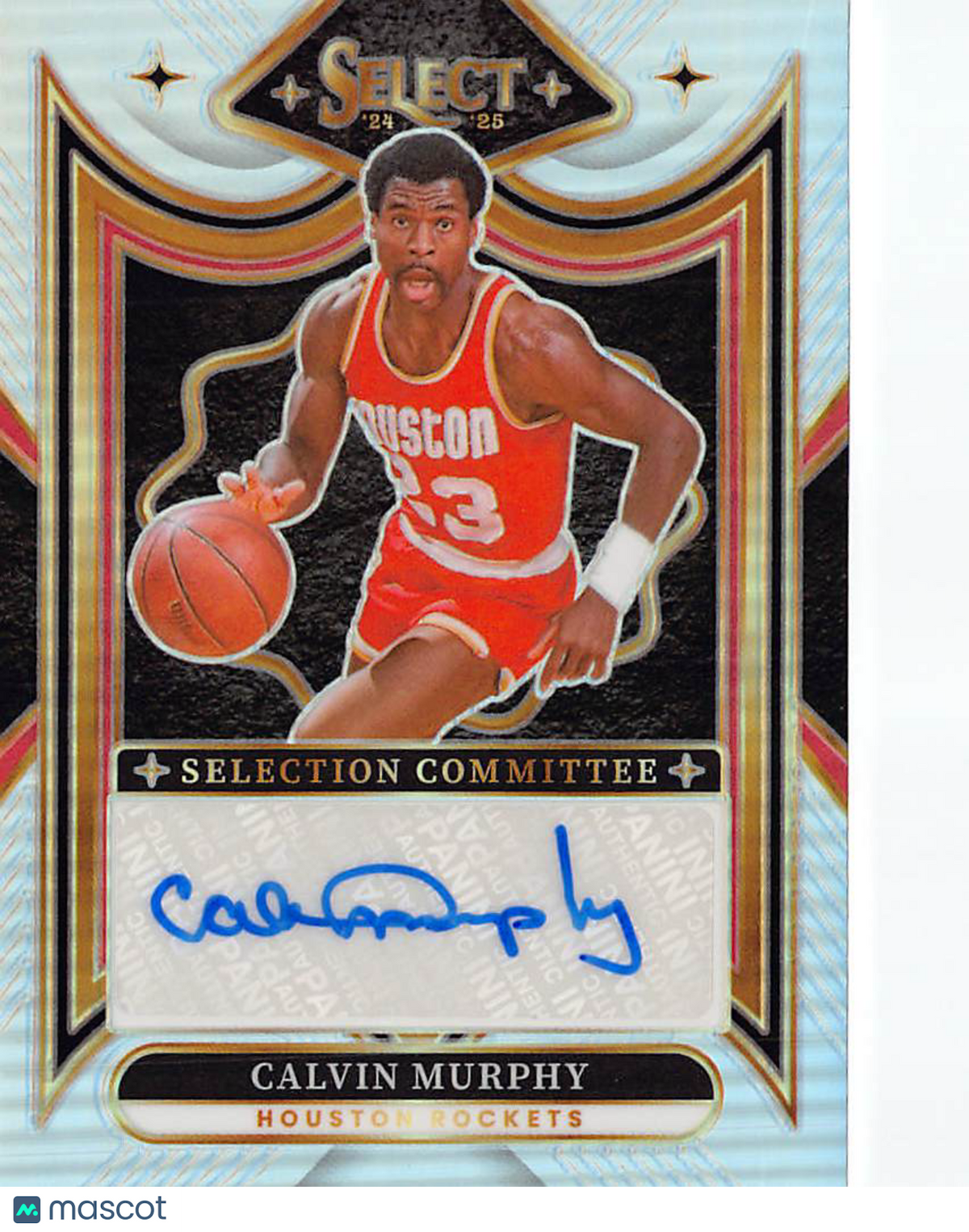 2024-25 Panini Select Calvin Murphy Autograph #SC-MUR Houston Rockets