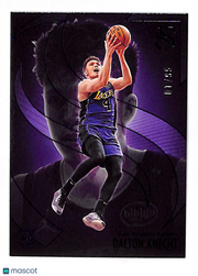 2024-25 Panini Silhouette Basketball Dalton Knecht Purple /99 #90 Lakers