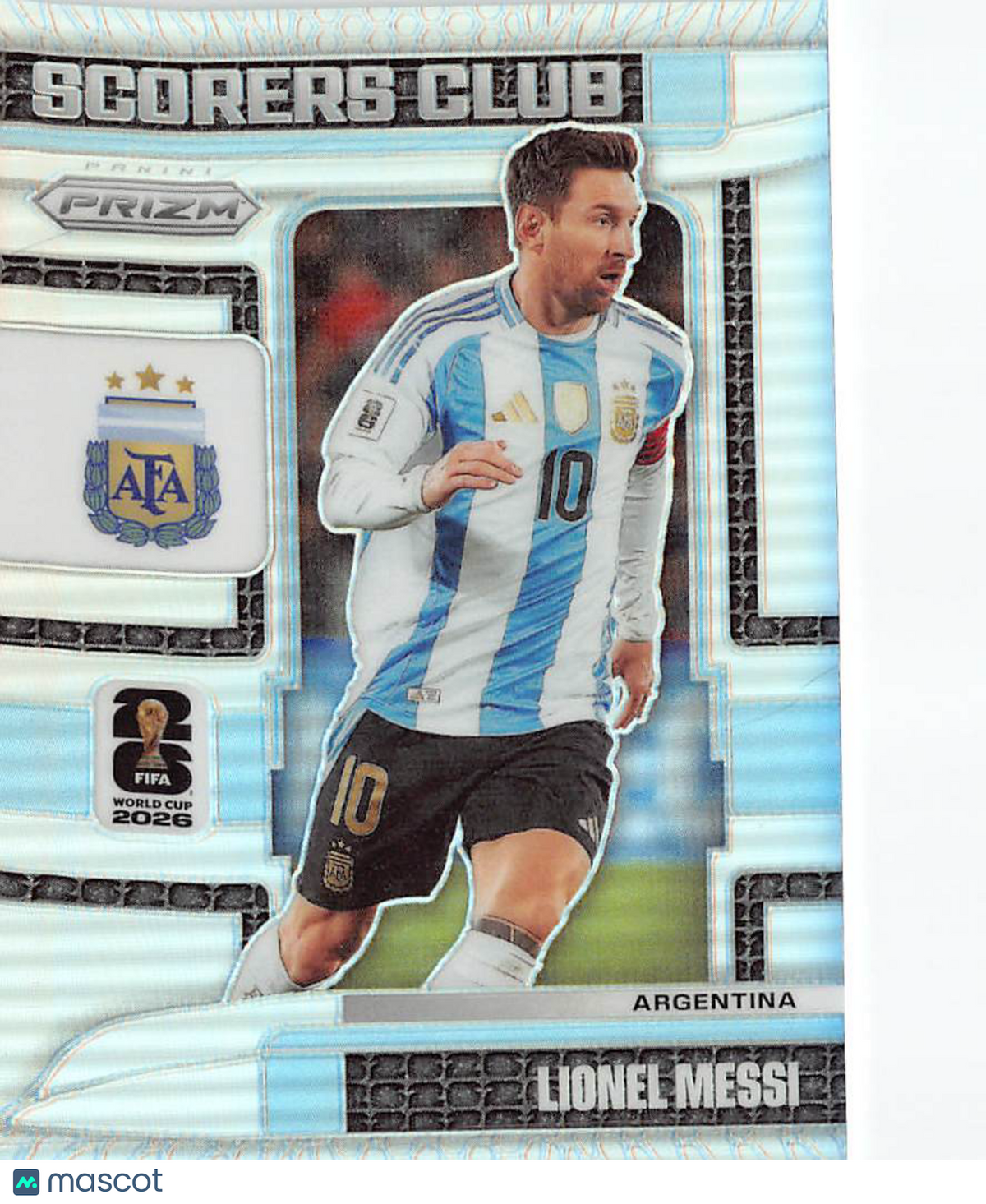 2026 Panini Prizm FIFA World Cup 2026 Lionel Messi Silver #15 Argentina Team