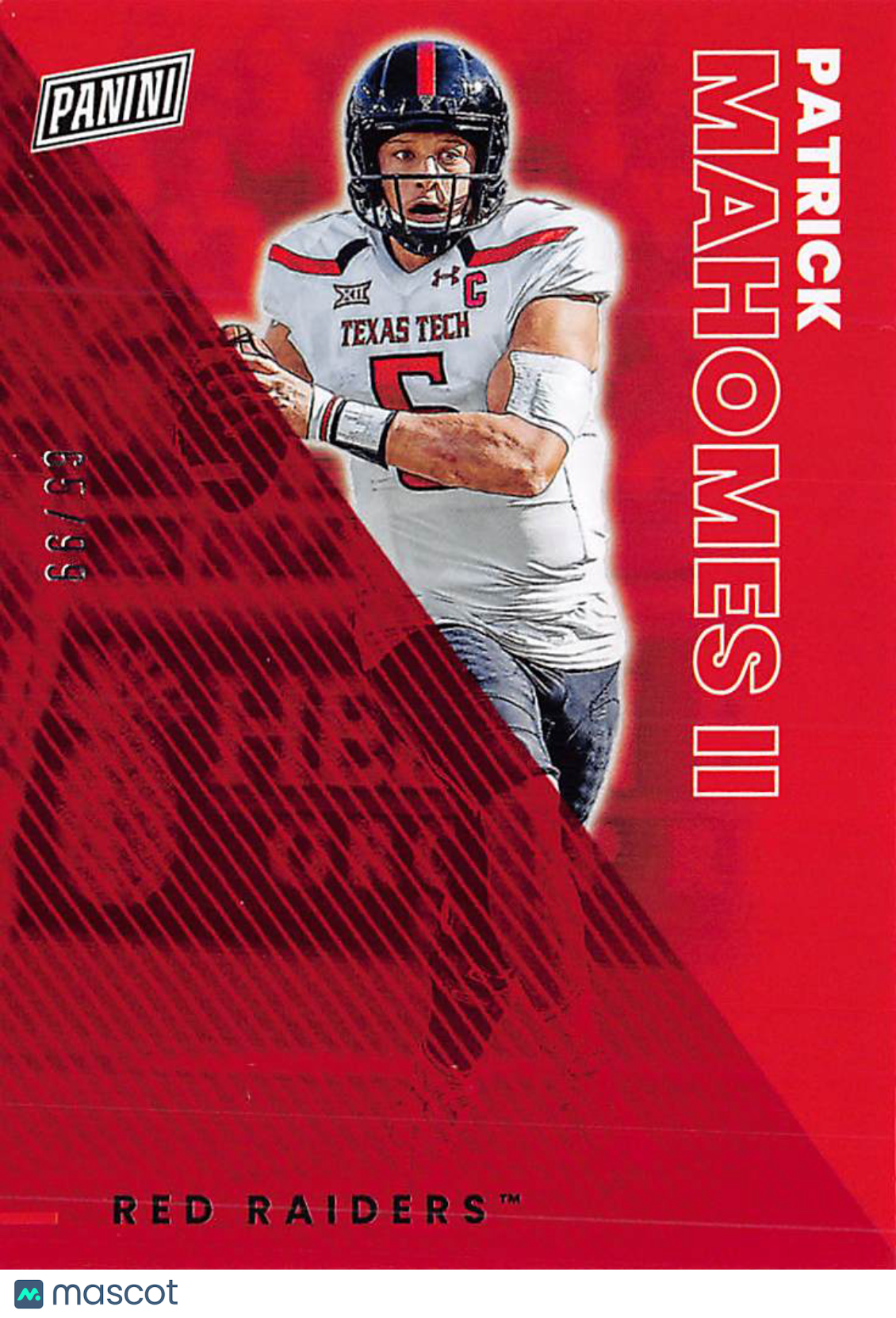 2023 Panini Father's Day Patrick Mahomes II Red Raiders /99 #23 Texas Tech