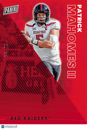 2023 Panini Father's Day Patrick Mahomes II Red Raiders /99 #23 Texas Tech