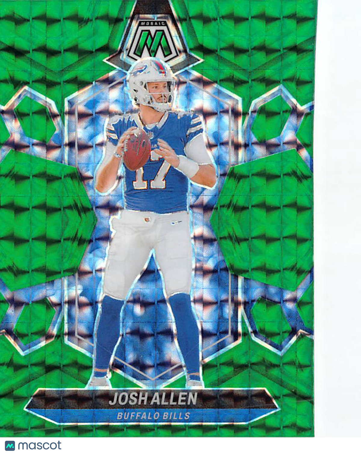 2024 Panini Mosaic Josh Allen Green #22 Buffalo Bills