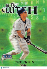 1998 Fleer Tradition In The Clutch Derek Jeter #9 of 15 IC New York Yankees