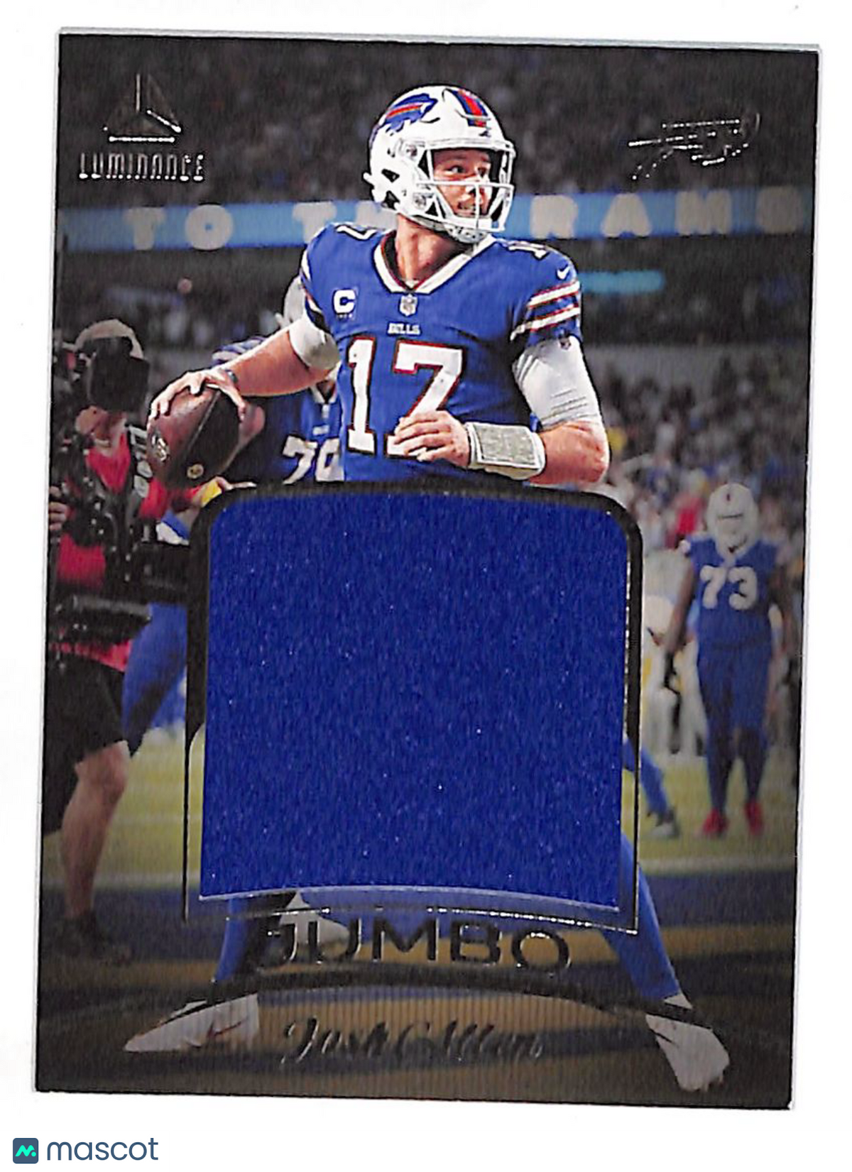 2023 Panini Luminance Football Josh Allen Jumbo Patch Memorabilia #JUM-1 Bills