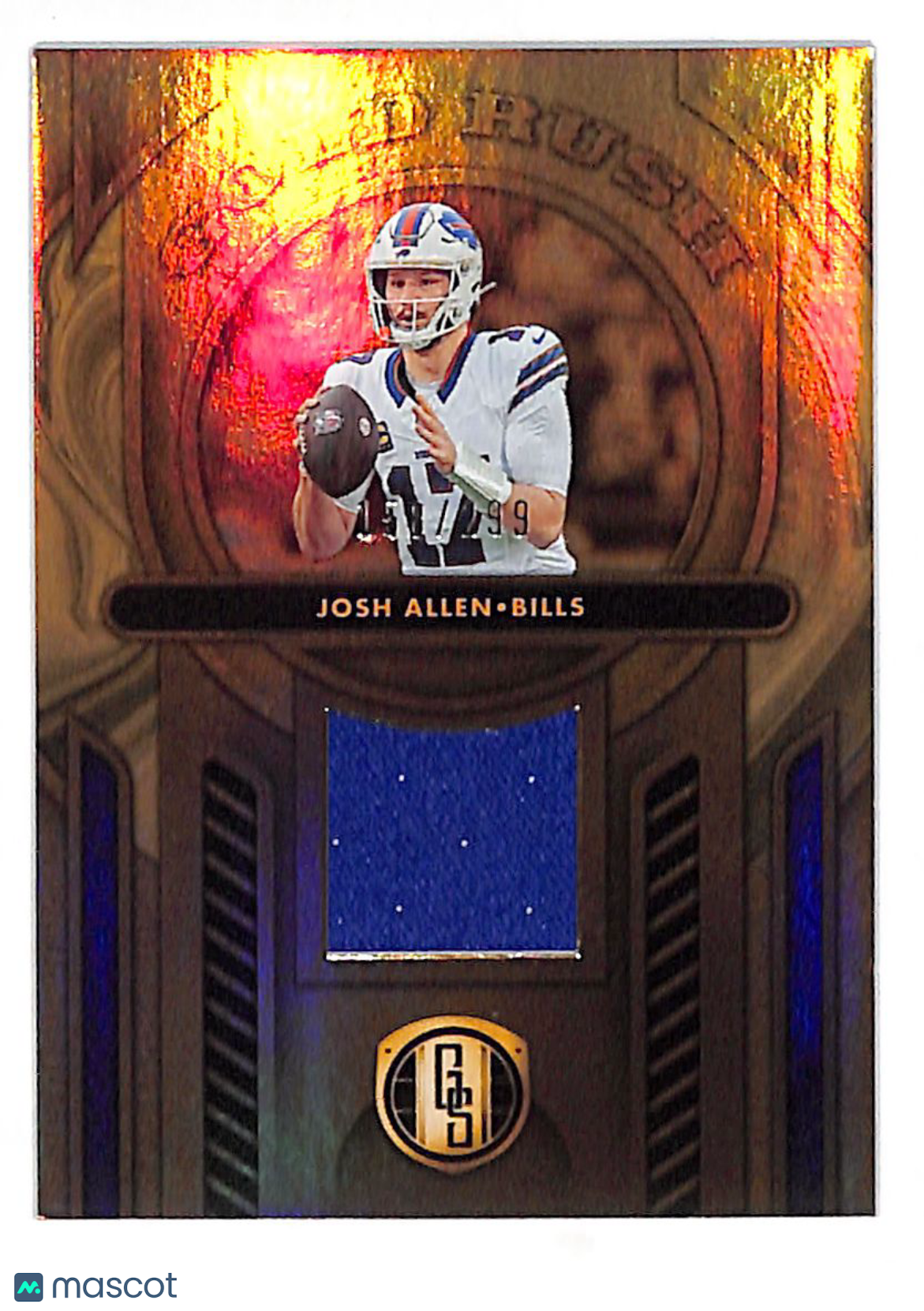 2024 Panini Gold Standard Josh Allen Gold Rush Patch Memorabilia #GR-JAL Bills
