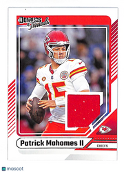 2024 Panini Donruss Threads Patrick Mahomes II Patch Memorabilia #DTH-PMA Chiefs