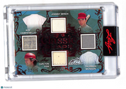 2026 Leaf Art of Sport Classic Quads Campanella Bench Fisk Munson Patch /15 CQ-5
