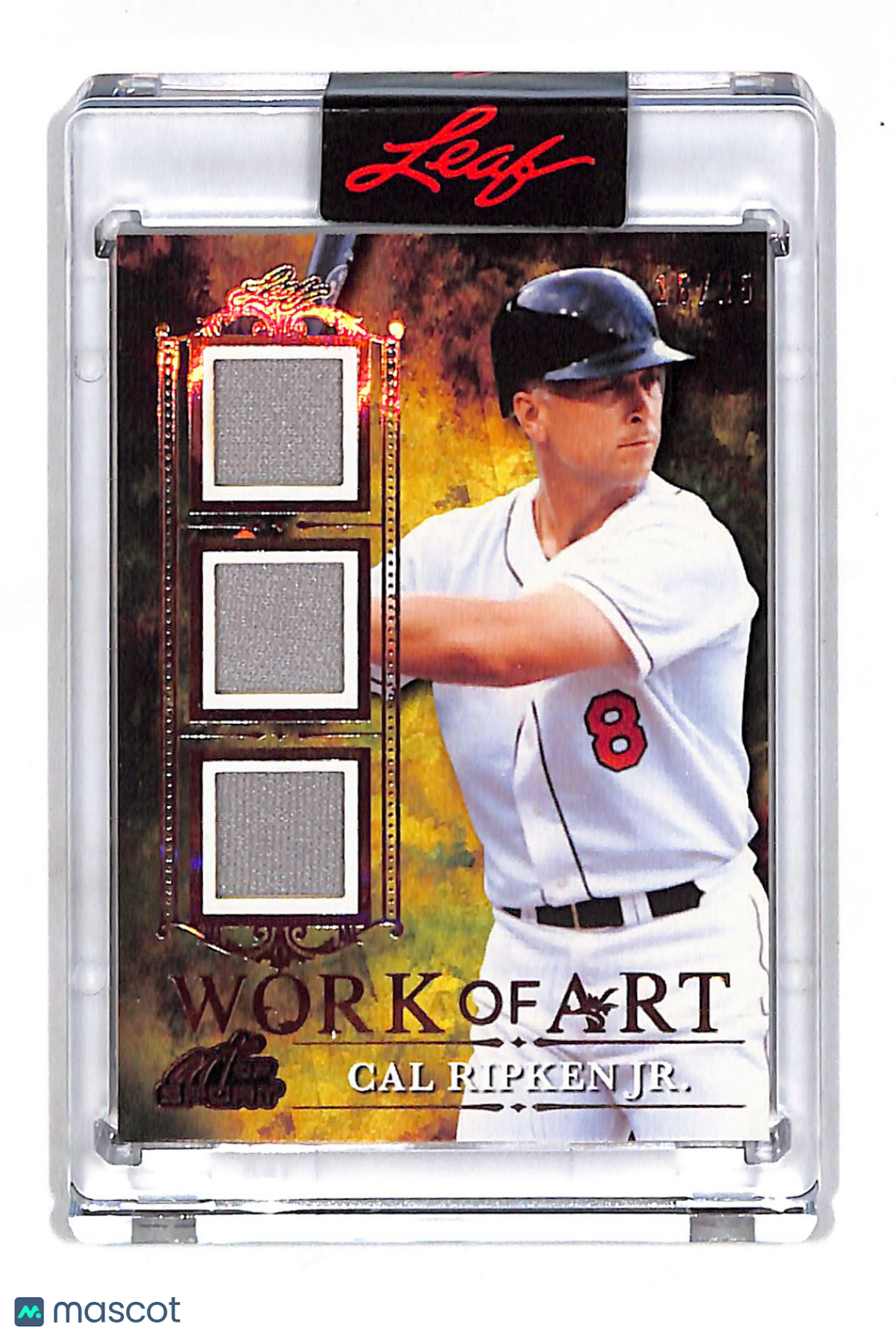 2026 Leaf Art of Sport Cal Ripken Jr. Patch /25 Memorabilia #WA-6 Orioles