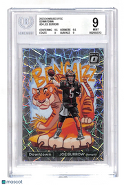 2023 Panini Donruss Optic Joe Burrow Downtown #D-4 BGS 9 Cincinnati Bengals