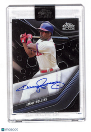 2023 Topps Chrome Black Jimmy Rollins Autograph #CBA-JRO Philadelphia Phillies