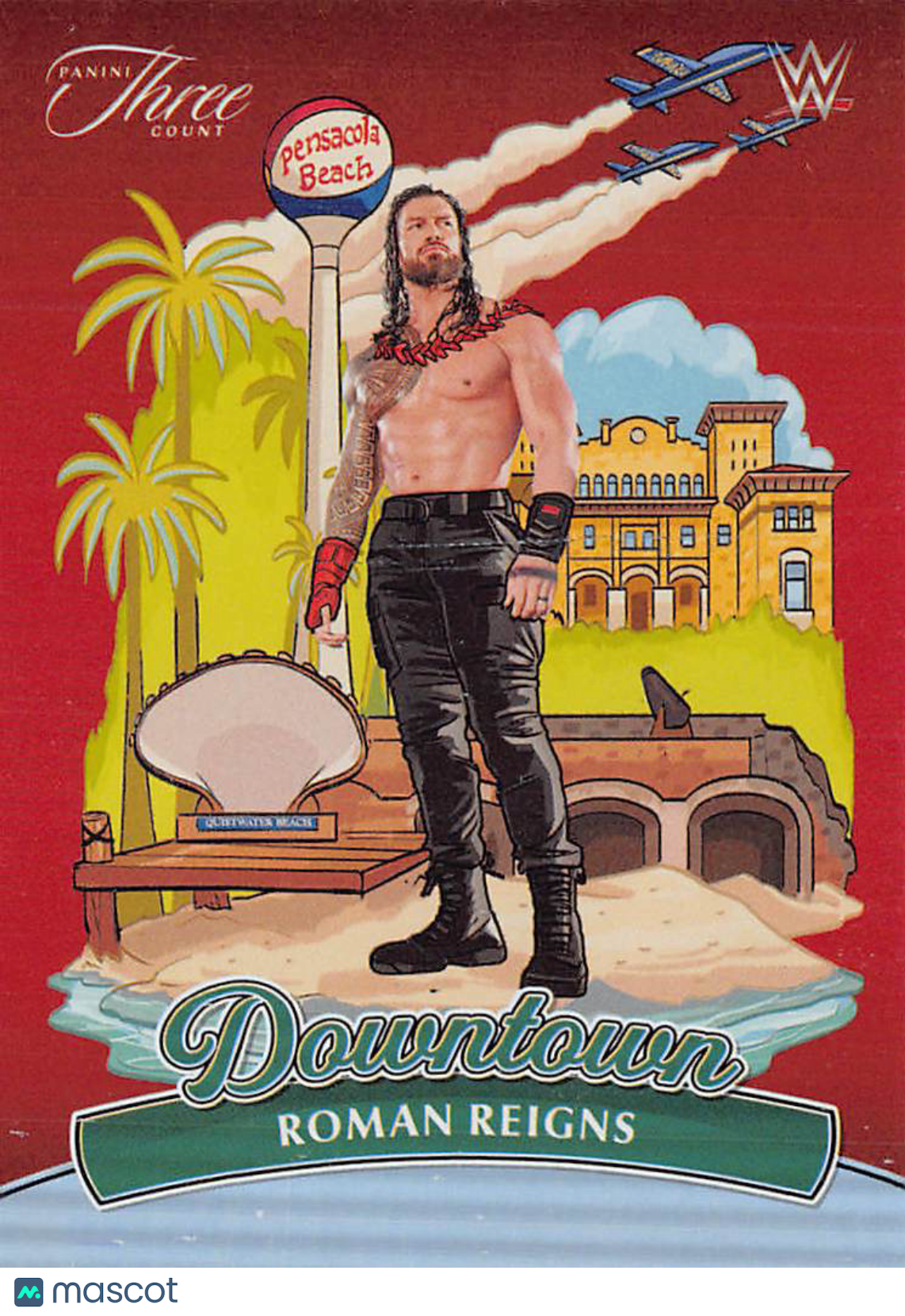 2024 Panini Three Count WWE Roman Reigns Downtown #12