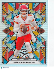 2024 Panini Mosaic Patrick Mahomes II Stained Glass #SG-1 Kansas City Chiefs