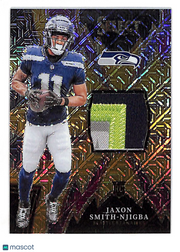 2024 Panini Select Jaxon Smith-Njigba Gold Prizm Patch /10 #SP-JSN Seahawks