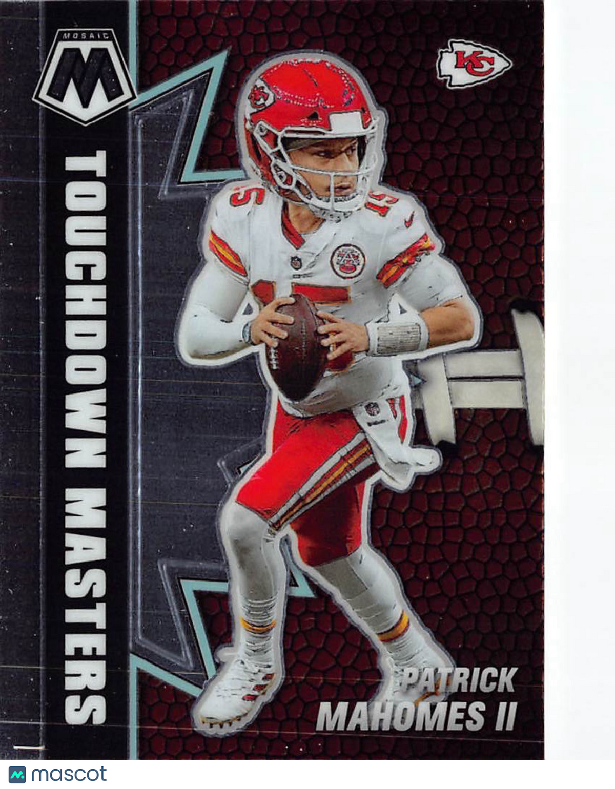 2021 Panini Mosaic Football Patrick Mahomes II Touchdown Masters #TM-14 Chiefs