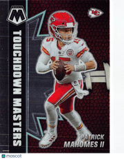 2021 Panini Mosaic Football Patrick Mahomes II Touchdown Masters #TM-14 Chiefs