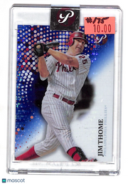 2022 Topps Pristine Jim Thome Blue /75 #78 Philadelphia Phillies