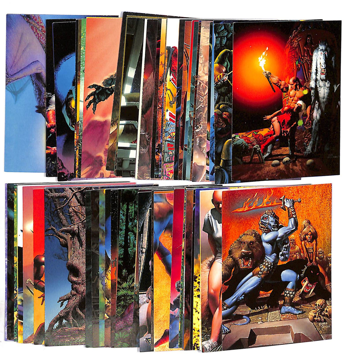 1993 Richard Corben Collector Cards By Comic Images Complete Set #1-90 Plus P1-P3