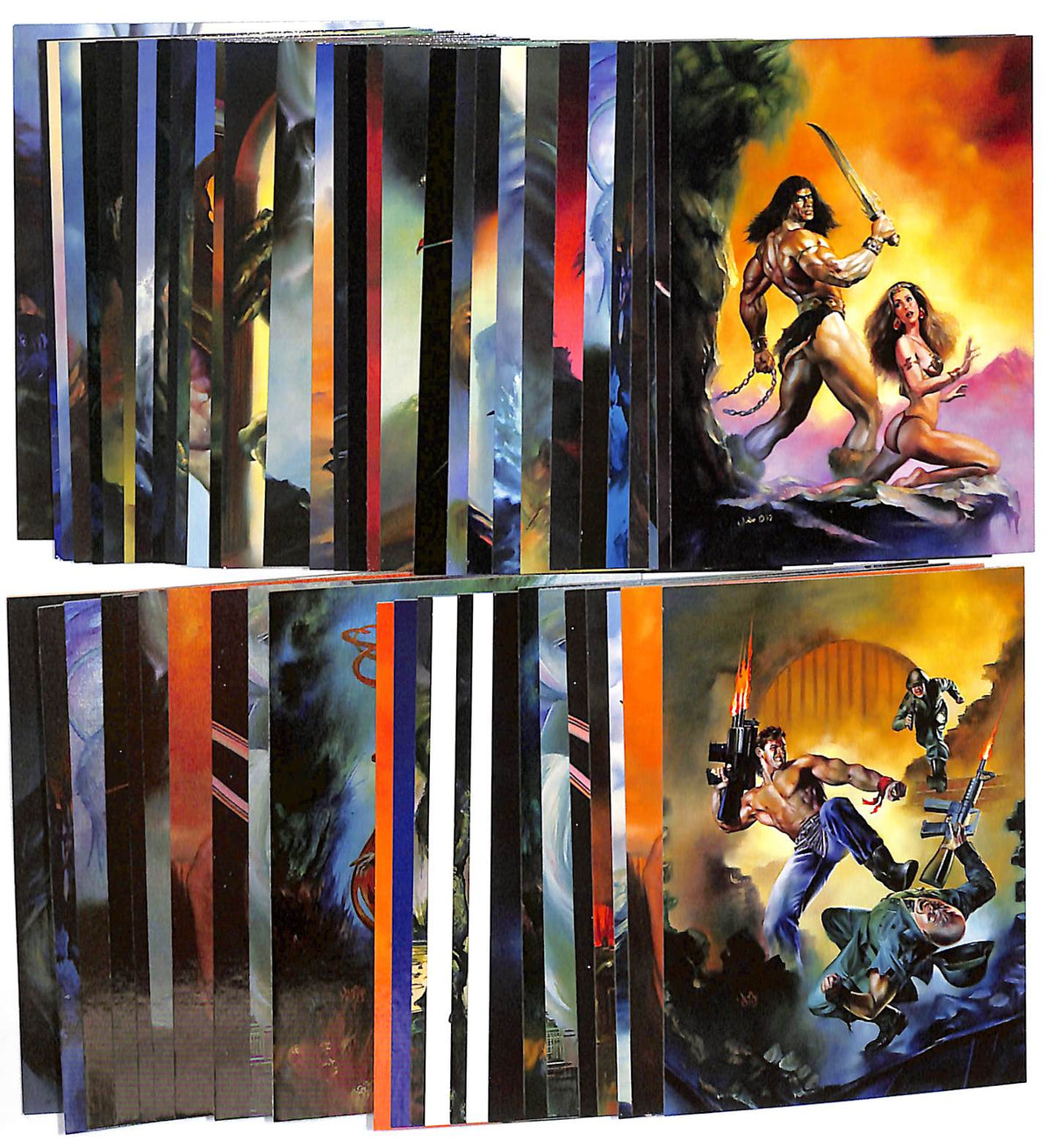 1994 Julie Bell by Cardz Complete Set #1-45 Plus T1-T10