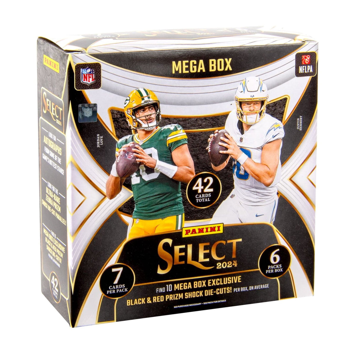 2024 Panini Select Football Mega Box (Black & Red Prizms!)
