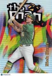2026 Topps Finest The Man Nick Kurtz #TM-4 Oakland Athletics