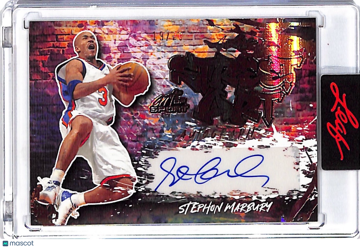 2026 Leaf Art of Sport Street Art Autograph Stephon Marbury /20 #SA-SM1 Knicks
