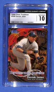 1998 Fleer Tradition - Derek Jeter #586 CGC 10 Gem Mint HOF New York Yankees