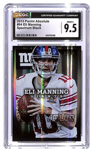 2013 Absolute Eli Manning Spectrum Black /49 #64 CGC 9.5 Giants