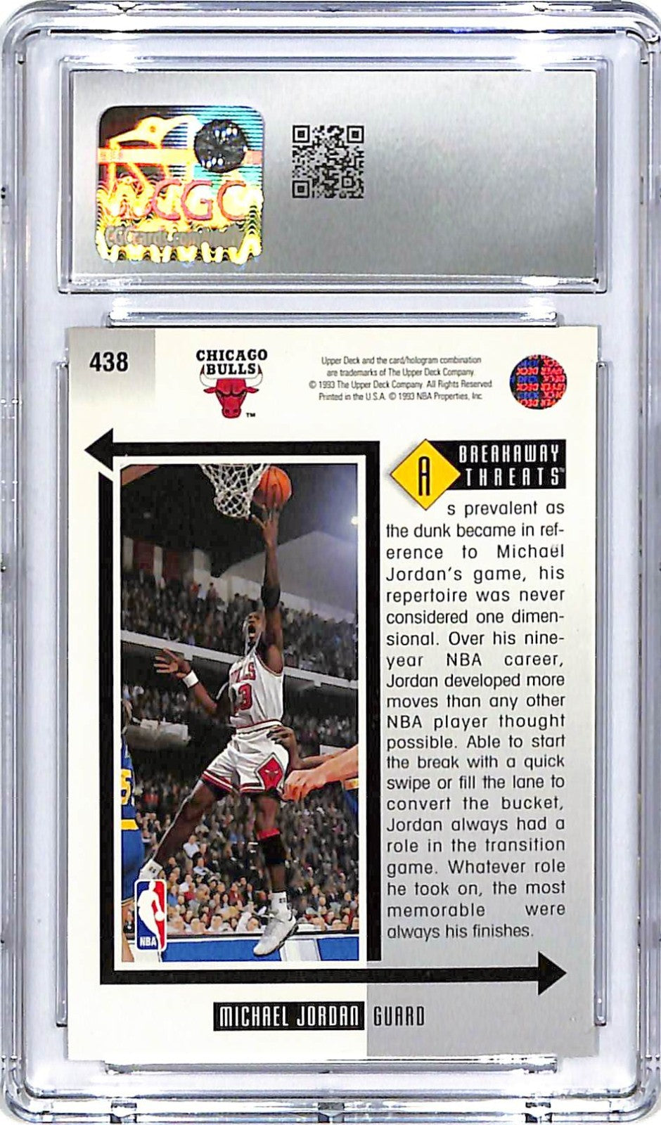 1993-94 Upper Deck Michael Jordan #438 CGC 10 Bulls