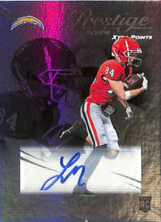 2024 Prestige Ladd McConkey Auto Autograph Rookie RC Chargers