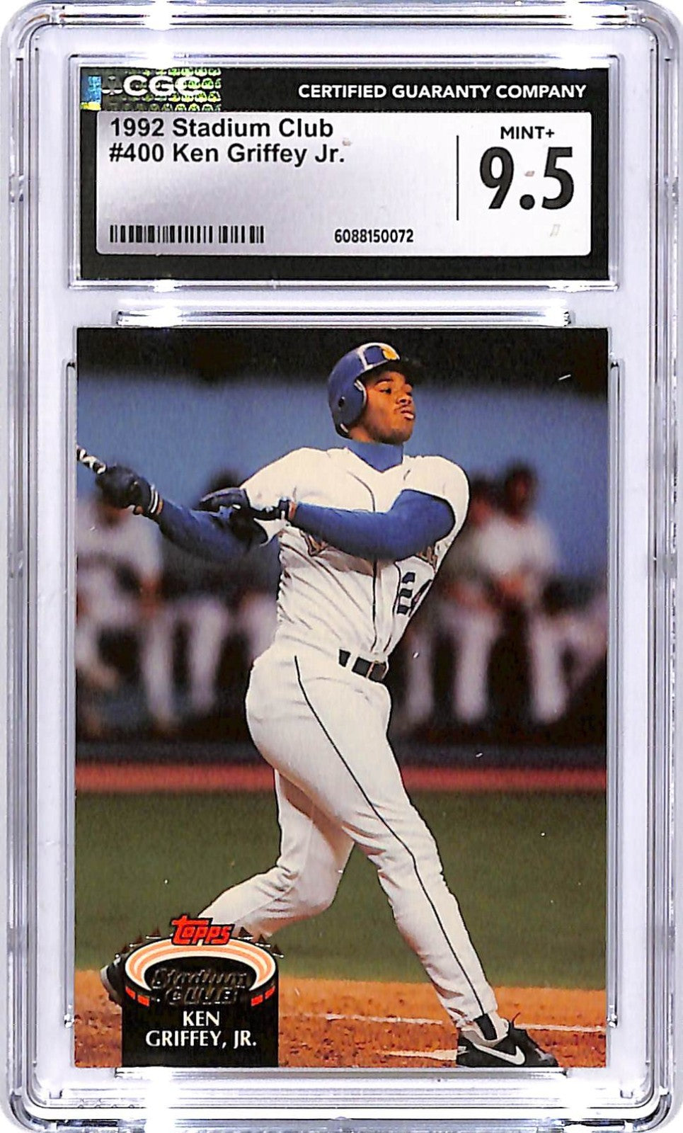 1992 Stadium Club Ken Griffey Jr #400 CGC 9.5 Mariners