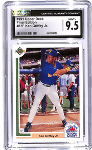 1991 Upper Deck Ken Griffey Jr Final Edition #87F CGC 9.5 Mariners