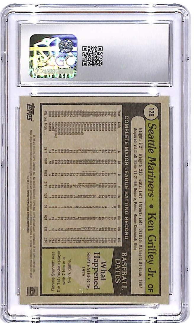 2016 Topps Archives Ken Griffey Jr #126 CGC 9 Mariners
