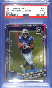 2023 Donruss Optic Anthony Richardson Rated Rookie RC Holo PSA 9 #247 Colts