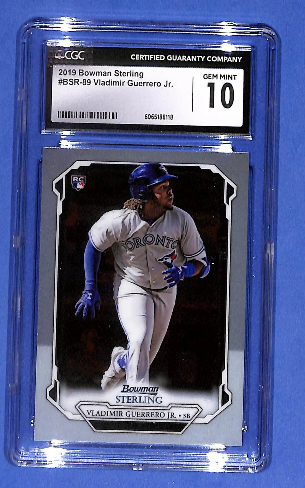 2019 Bowman Sterling Rookie Vladimir Guerrero Jr. #BSR-89 (RC) CGC 10 Gem Mint