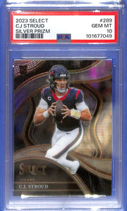 2023 Select CJ Stroud Rookie RC Silver PSA 10 #289 Houston Texans