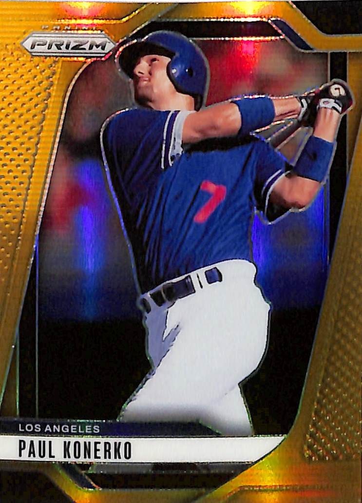 2025 Prizm Paul Konerko Gold /10 #52 Dodgers