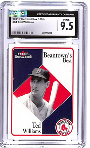 2001 Fleer Red Sox 100th Ted Williams #84 CGC 9.5