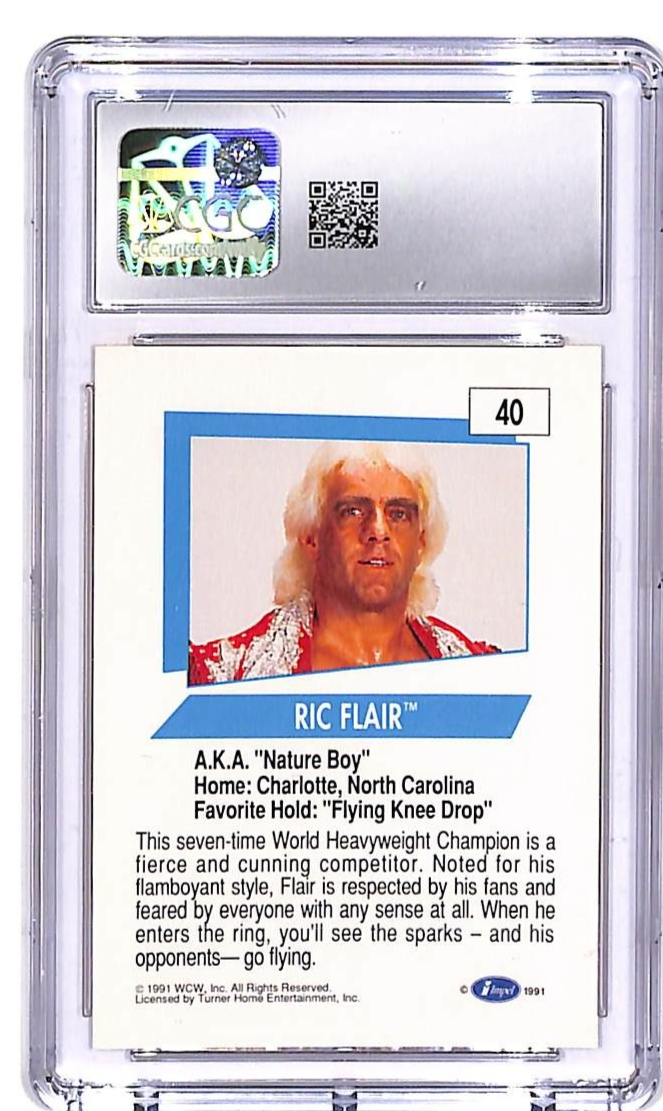 1991 Impel WCW Ric Flair #40 CGC 9.5