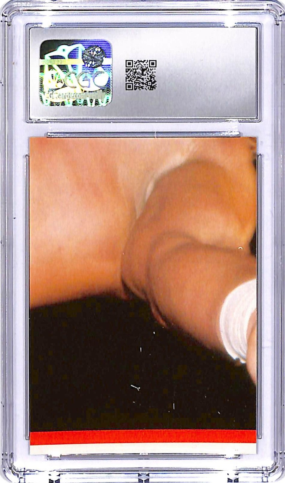 1985 Topps WWF Rene Goulet SD Jones Stickers #18 CGC 9