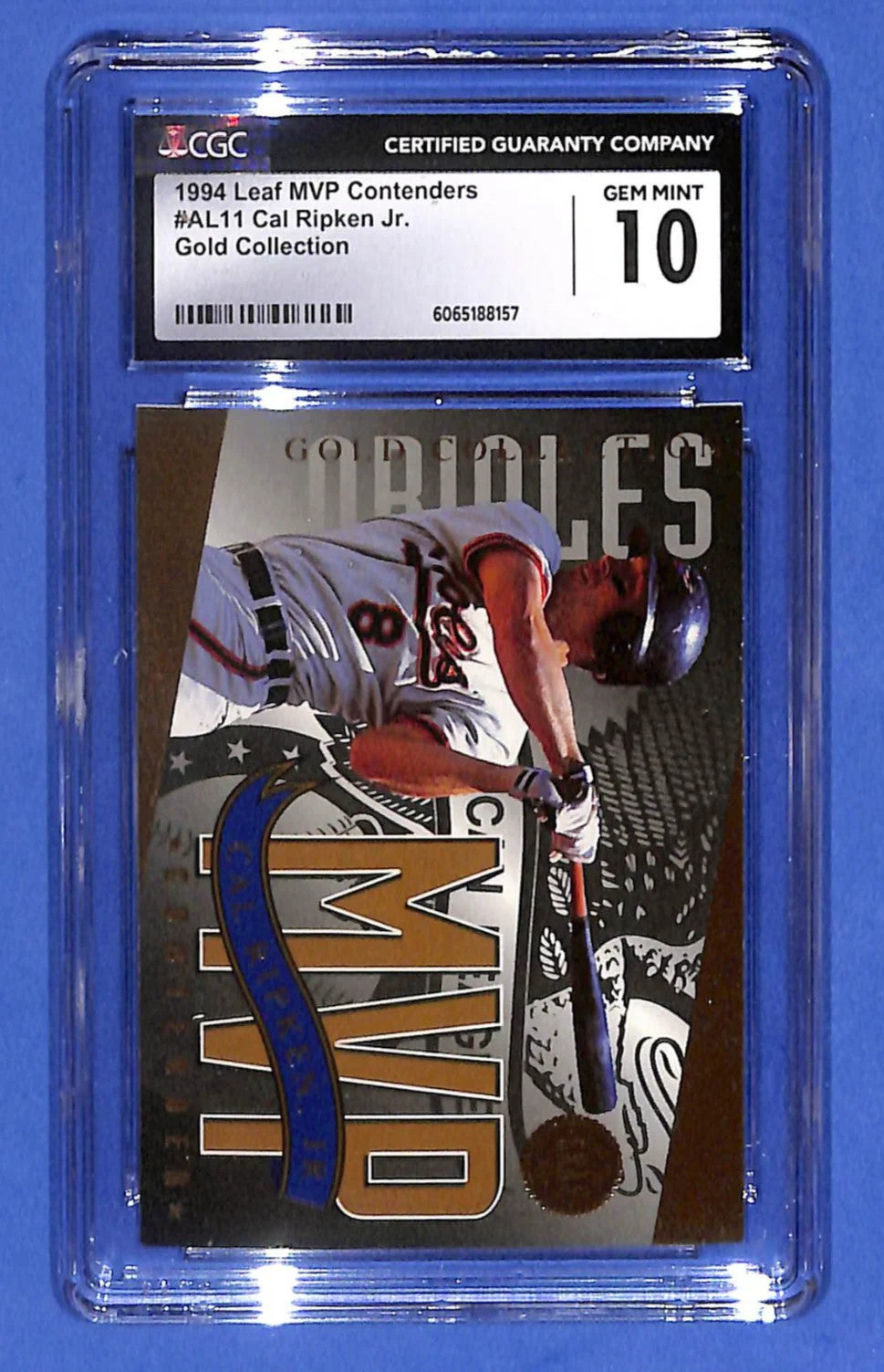 1994 Leaf - Mvp Contender Cal Ripken Jr. #AL11 Gold Collection CGC 10 Gem Mint