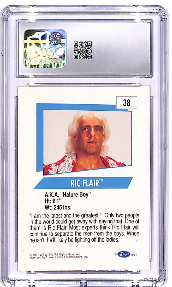 1991 Impel WCW Ric Flair #38 CGC 9.5