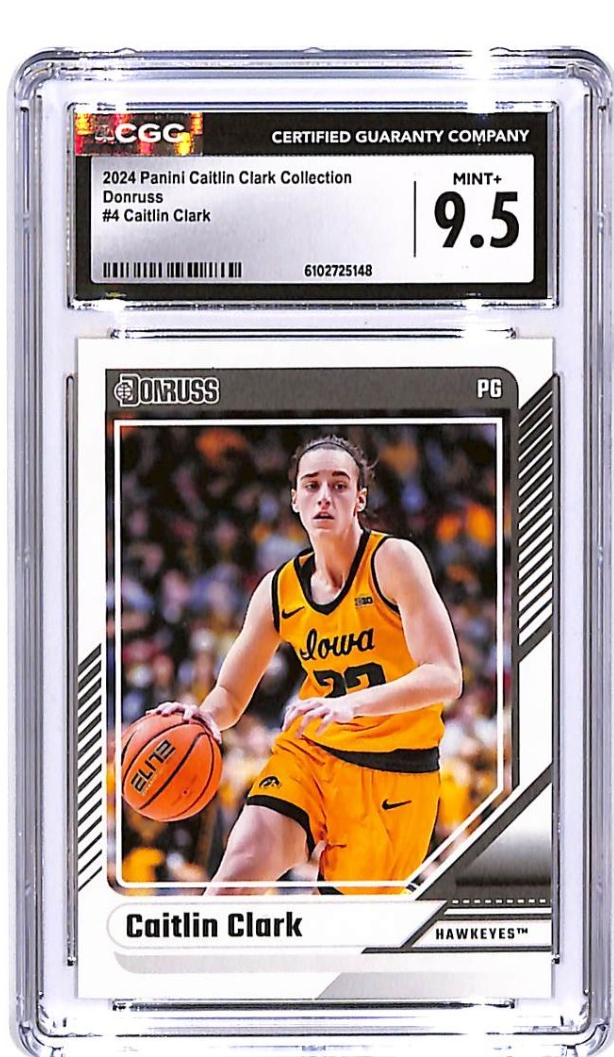 2024 Panini Caitlin Clark Collection Donruss #4 Rookie RC CGC 9.5