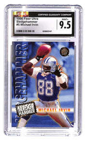 1996 Michael Irvin Fleer Ultra Sledgehammer  #5 CGC Mint Plus 9.5