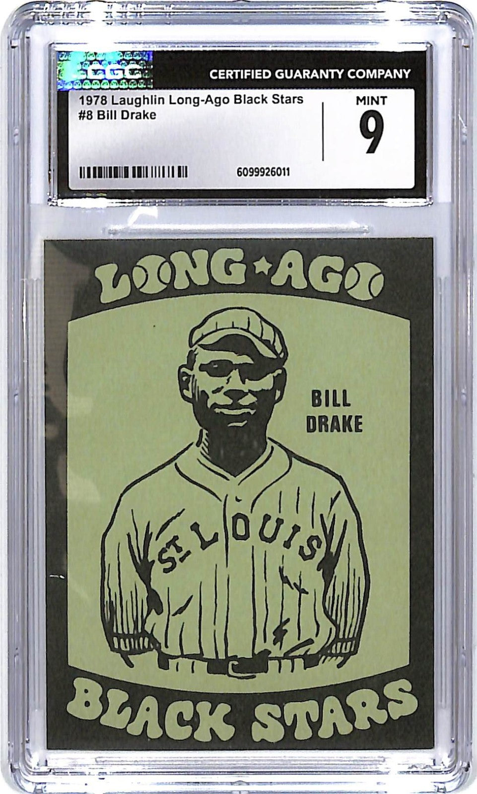 1978 Laughlin Long Ago Black Stars CGC 9 Bill Drake #8