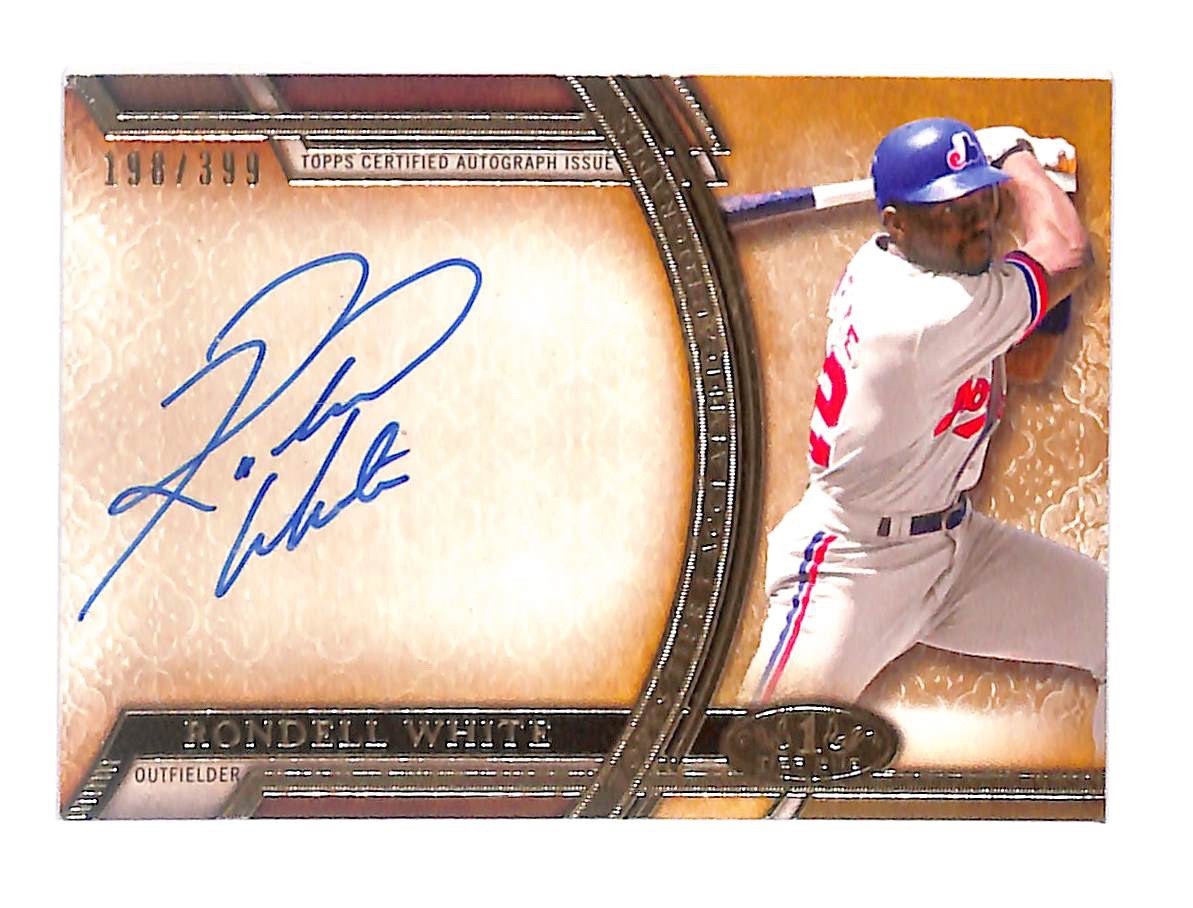 2015 Rondell White Topps Tier One Acclaimed Autographs - AA-RW #198/399