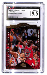 1996-97 Jordan Michael Upper Deck Collector's Choice A Cut Above #CA4 CGC 9.5